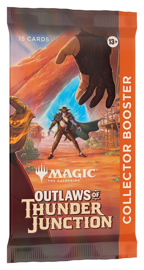 magic the gathering outlaws of thunder junction collector booster box|outlaws of thunder junction mtg.